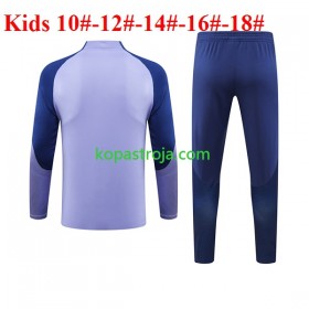 Tottenham Hotspur Barn Tränings Sweatshirtställ Lila 2023/24